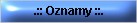 Oznamy